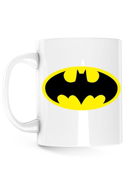 OEM Cana Batman Logo Dark Knight Rival Symbol, alba, 330 ml