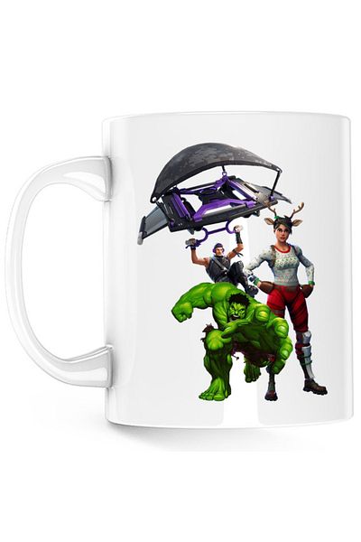 OEM Cana Hulk Fortnite Jump Parachute America Captain, alba, 330 ml