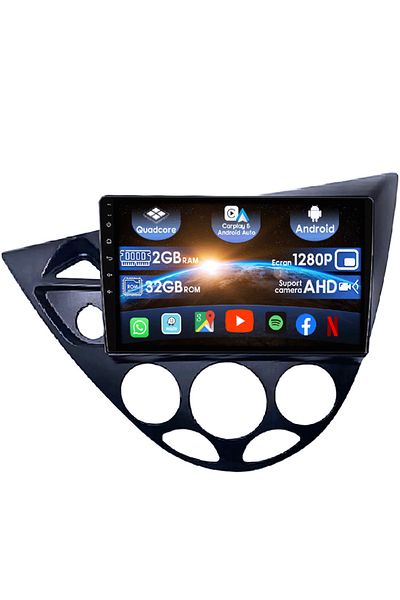 navi-it Navigatii dedicate Focus 1999-2005, 2GB RAM 32GB ROM, Quad Core, Display 9" IPS Full HD, , Android 1