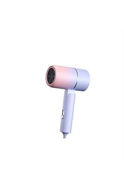 Andowl Uscator de par Travel, putere 2000W, pliabil, 2 trepte de temperatura mov