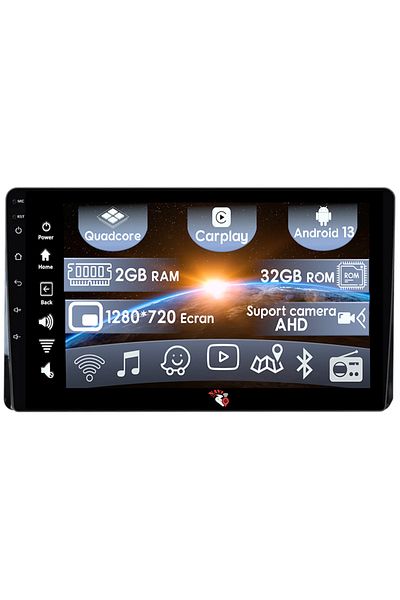 navi-it Navigatie dedicata Toyota Highlander Kluger 2022, 2GB RAM 32GB ROM, Quad Core, Display 9" IPS Full H