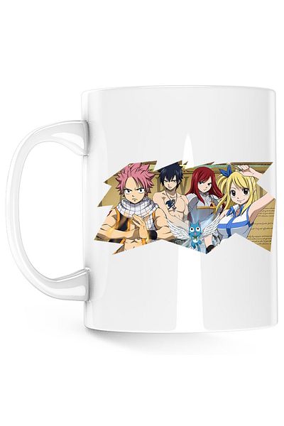 OEM Cana Fairy Tail Best Friends Funny Cat Anime, alba, 330 ml