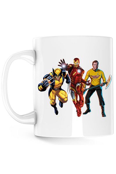 OEM Cana Ironman Star Trek Wolverine Universe DC, alba, 330 ml