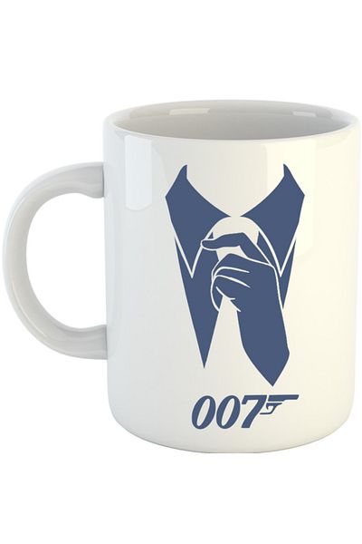 OEM Cana James Bond White Collar Ian Fleming MI5, alba, 330 ml