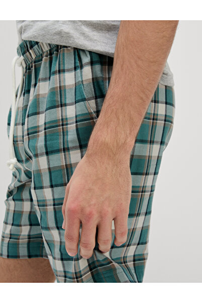 Marks & Spencer Saf Pamuklu Desenli Şort