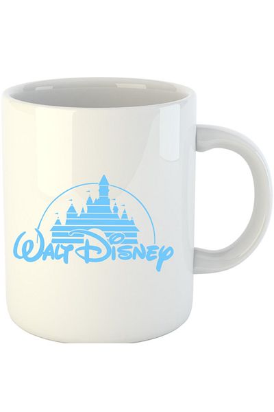 OEM Cana Mickey Mouse Walt Disney Logo Castle, alba, 330 ml
