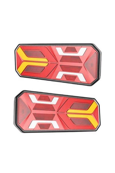 BGRJ Automotive B926 LED taillights, 5 functions, dynamic signaling, fog, 12-24V