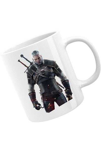 OEM Cana The Witcher Geralt of Rivia Andrzej Sapkowski Game, alba, 330 ml
