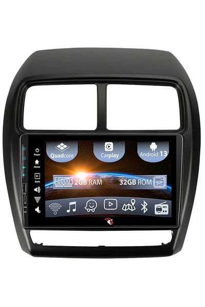 navi-it Navigatie dedicata Mitsubishi ASX 2016-2022, USB&Butoane fizice frontale, Android 13, Wireless Carpl