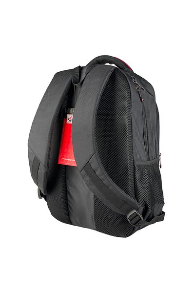 Senator Backpack 18 Inch Unisex Nylon Lightweight Water Resistant Travel Daypack KH8105 Black