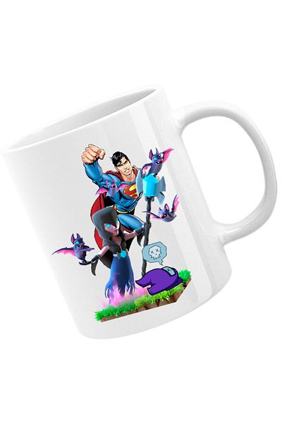 OEM Cana Clash of Clans Superman Among Us Crash Bats Fly Magic, alba, 330 ml