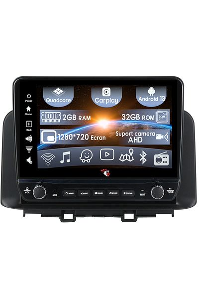 navi-it Dedicated navigation Encino 2018-2020 with rotary buttons model 2024, 10 Inch, 2GB RAM 32GB ROM, Quadc