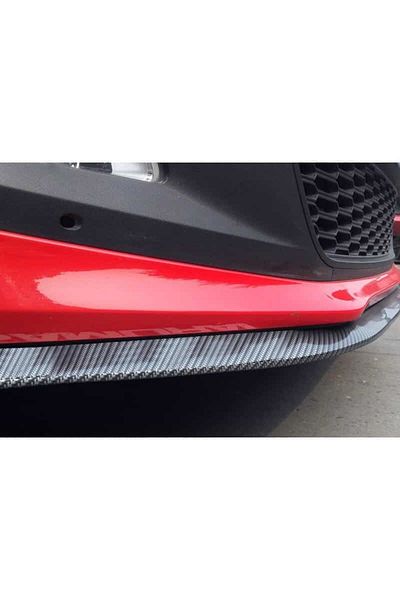 BGRJ Automotive Carbon bumper extension, rubber, front, rear or side sills, 2.5m