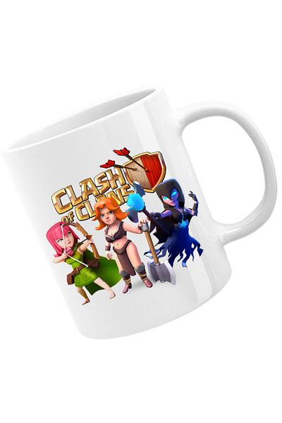 OEM Cana Clash of Clans Archer Mage Fighter Rage Supercell, alba, 330 ml