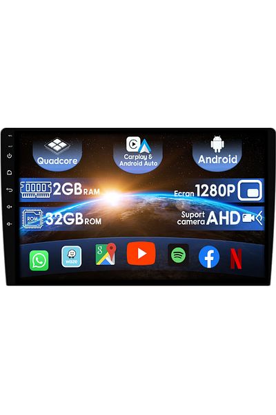 navi-it Navigatie dedicata Honda CR-V 2022+, 2GB RAM 32GB ROM, Quad Core, Display 9" IPS Full HD, , Android