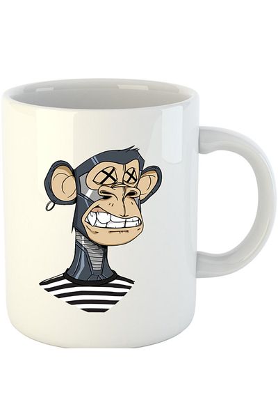 OEM Cana NFT Monkey Currency Money Trend Animal, alba, 330 ml