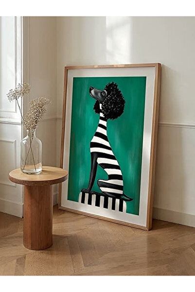 Dekorsiahome Tek Parça Ahşap Çerçeveli Dekoratif Tablo TK0681