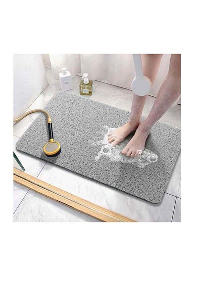 COOYA Bath Mat,Soft Textured Shower Tub Mat with Drain,Quick Drying for Bathroom Wet Areas