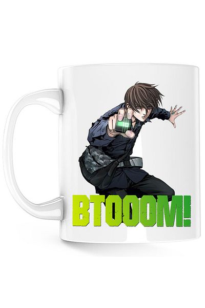 OEM Cana Btooom! Sakamoto Ryouta Student Trick Anime Action Gore, alba, 330 ml