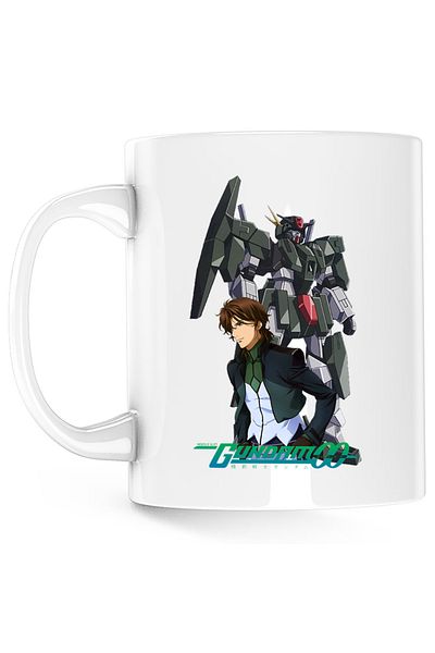 OEM Gundam Stratos Robot Dazai Anime Mug, white, 330 ml
