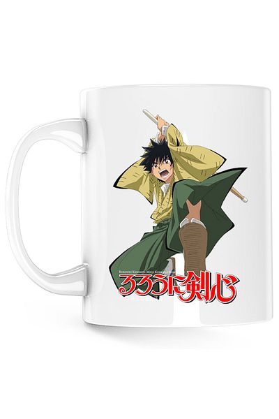 OEM Cana Rurouni Kenshin Yahiko Hit Logo Spadasin, alba, 330 ml