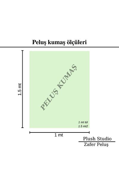 PLUSH STUDIO Yarim Mt - Ymf Long Shaggy, Mustard Color Brisa Plush Fabric 100X150Cm Textile,