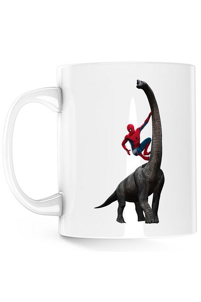 OEM Cana Jurassic Park Dinosaurs Spiderman Avangers, alba, 330 ml