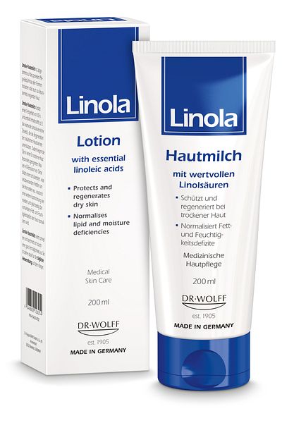 Linola Lotiune de corp pentru piele uscata Linola, 200 ml, Dr. Wolff