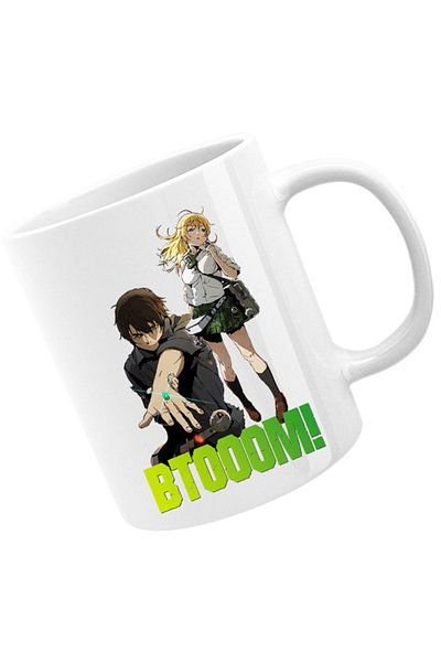 OEM Cana Btooom! Sakamoto Ryouta Himiko Team Junya Inoue Combat Arms, white, 330 ml