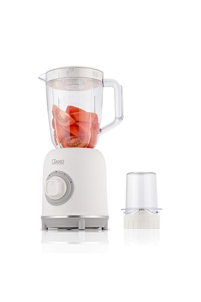 JANO Blender with Grinder – 450W – 1.5L – 2 Speeds – White