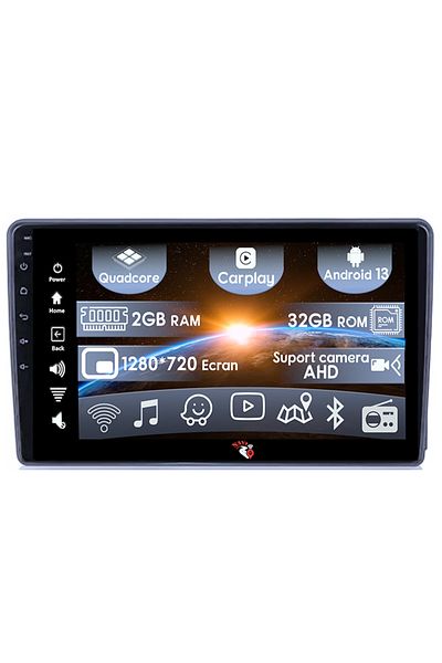 navi-it Navigatie dedicata Ford Mondeo 2006-2010, Android 13, Wireless Carplay si Android auto 2GB RAM 32 RO