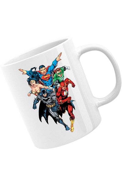 OEM Cana The Flash Superman Batman Wonder Women, alba, 330 ml