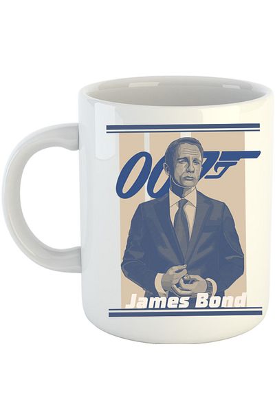 OEM Cana James Bond Sean Connery No Time to Die Illustration, alba, 330 ml