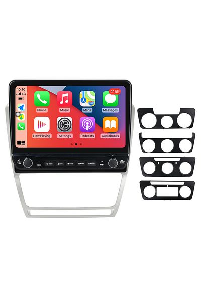 navi-it Dedicated navigation Octavia 2008-2013 with rotary buttons model 2024, 10 Inch, 2GB RAM 32GB ROM, Quad