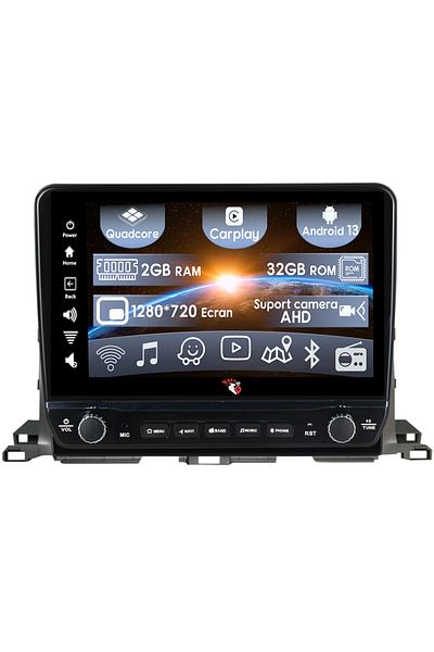 navi-it Navigatie dedicata Highlander 2013-2018 cu butoane rotative model 2024, 10 Inch, 2GB RAM 32GB ROM, Q