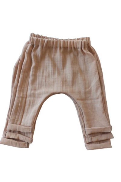 Babyelos بنطلون قماش موسلين للأطفال