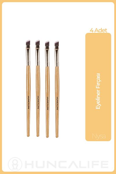 Huncalife Eyeliner Brush - 4 Pieces