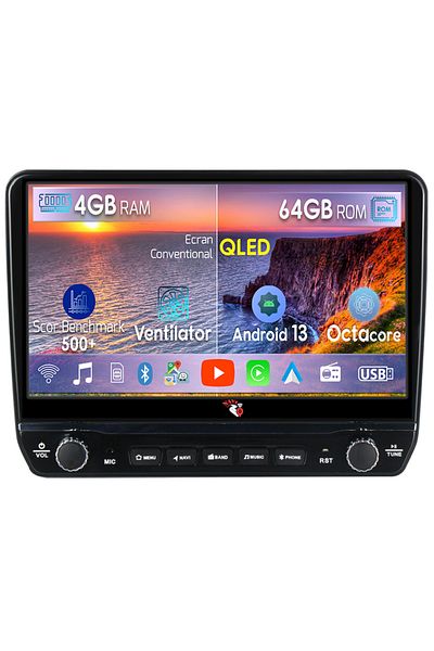 navi-it Dedicated navigation Fiat 500L 2012-2017 with rotary buttons model 2024, 4 GB RAM 64 ROM, Quadcore, Year