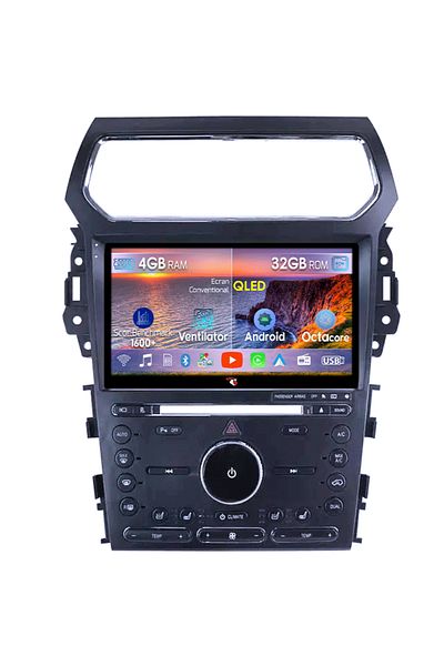 navi-it Navigatie dedicata Ford Explorer 2011-2019, 4 GB RAM 32 ROM, Android 13, Display QLED, 10", DSP, Car