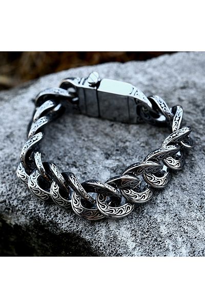 Viking Celtic Knot Tarnish & Rust Free 316L Steel Bracelet