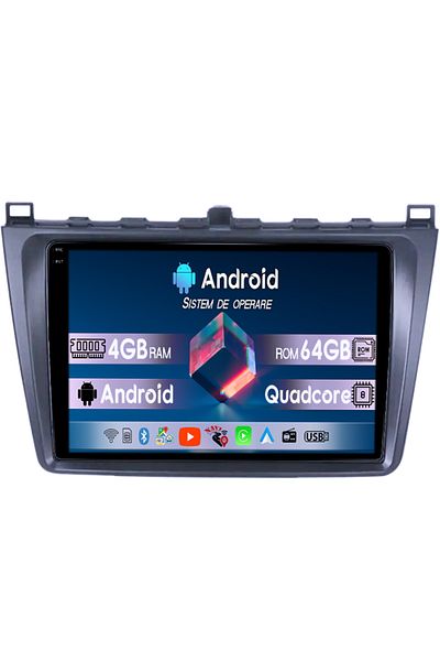 navi-it Navigatie dedicata Mazda 6 2008-2013, 4GB RAM 64GB ROM, Octacore, Android 14, Display QLED 1K, 9", D