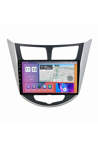 navi-it Navigatie dedicata Hyundai Accent 2010-2016, 4 GB RAM 32 ROM, Android 13, Display QLED, 9", DSP, Car