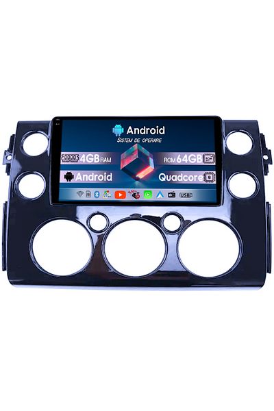 navi-it Navigatie dedicata Toyota FJ 2013-2017 Black, 4GB RAM 64GB ROM, Quad Core, Display 9" QLED 1K, Carpl