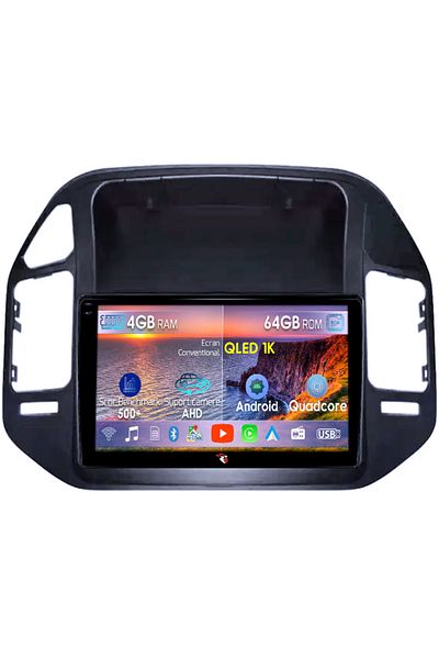 navi-it Navigatie dedicata Mitsubishi Pajero V73, 4GB RAM 64GB ROM, Octacore, Android 14, Display QLED 1K 9"