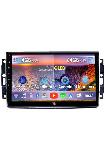 navi-it Dedicated navigation for Dodge Avenger/Challenger 3/Charger/Dakota/Duragno/Nitro, 4GB RAM 64GB ROM, Octaco
