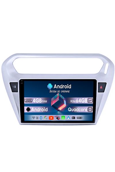 navi-it Navigatie dedicata Peugeot 301 2013-2016C-Elysee 2012, 4GB RAM 64GB ROM, Quad Core, Display 9" QLED