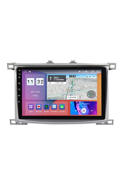 navi-it Navigatie dedicata Toyota Land Cruiser 100 2002-2007, 4 GB RAM 32 ROM, Android 13, Display QLED, 10"