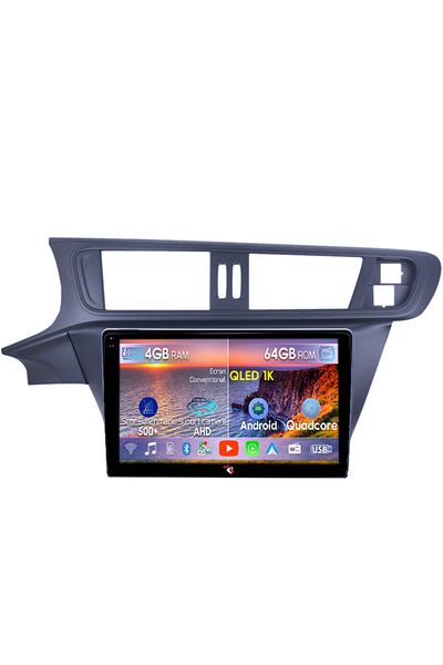 navi-it Navigatie dedicata Citroen C3-XR 2010-2015, 4GB RAM 64GB ROM, Octacore, Android 14, Display QLED 1K