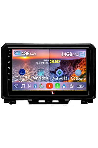 navi-it Navigatie dedicata Suzuki Jimny 2018-2020, 4GB RAM 64GB ROM, Octacore, Android 13, Display QLED 9",