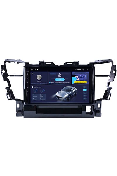 navi-it Navigatie dedicata Toyota Alphard 2015-2020, 4GB RAM 64GB ROM, Octacore, Android 14, Display QLED 9"
